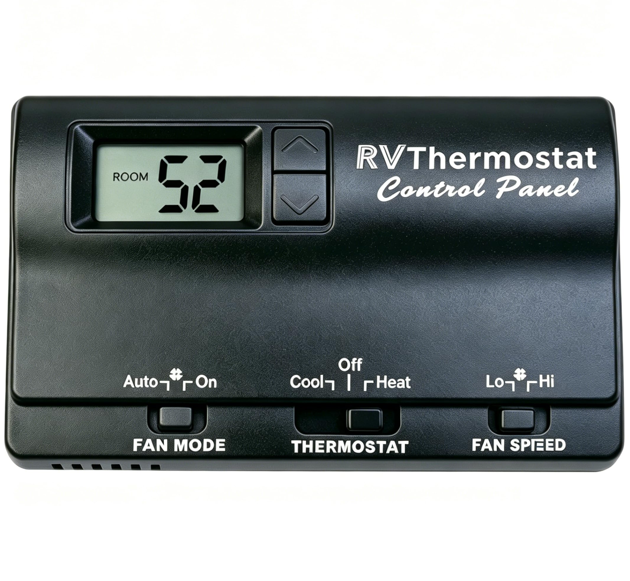 6536A3351 Termostato digital, compatible con Coleman Mach, termostato de pared de 2 etapas para bomba de calor y control de horno de gas, 12 cables, negro