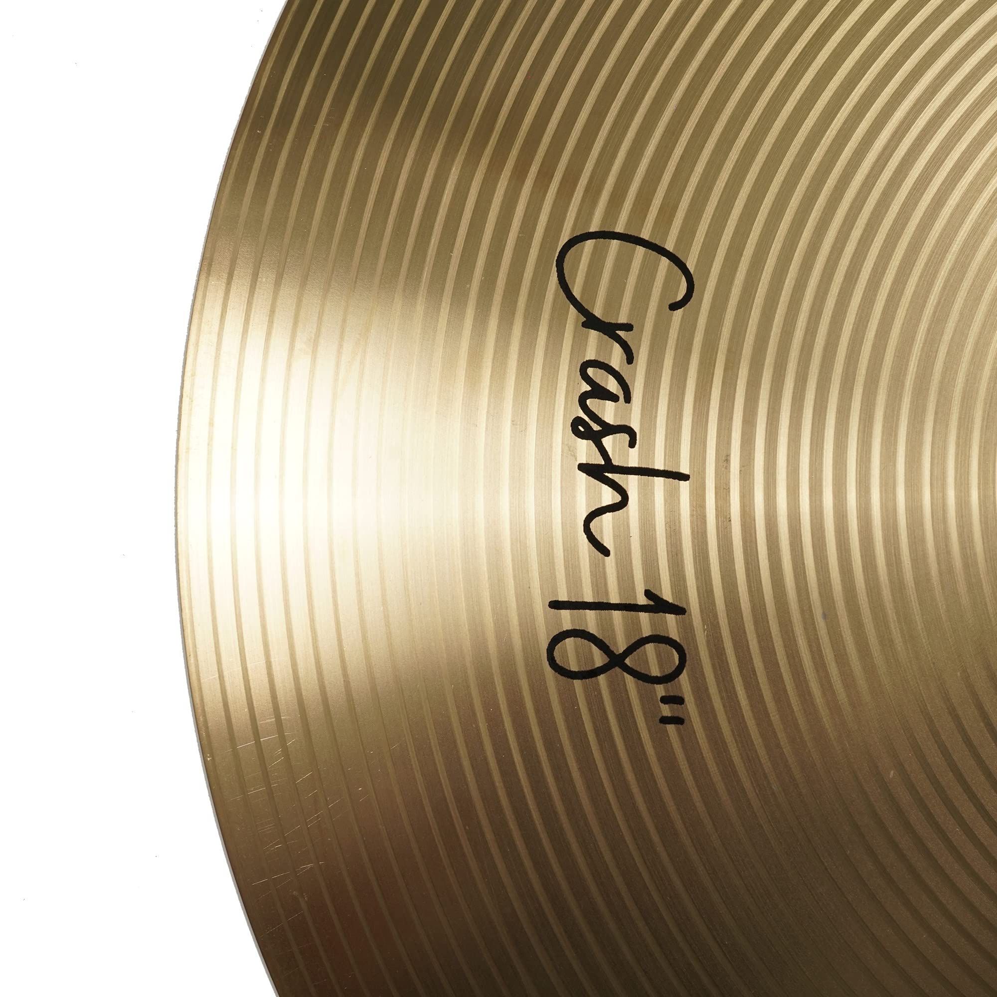 Cymbals S Crash Becken 18 Zoll (45,72 cm) für Schlagzeug – Traditionelle Legierung Finish