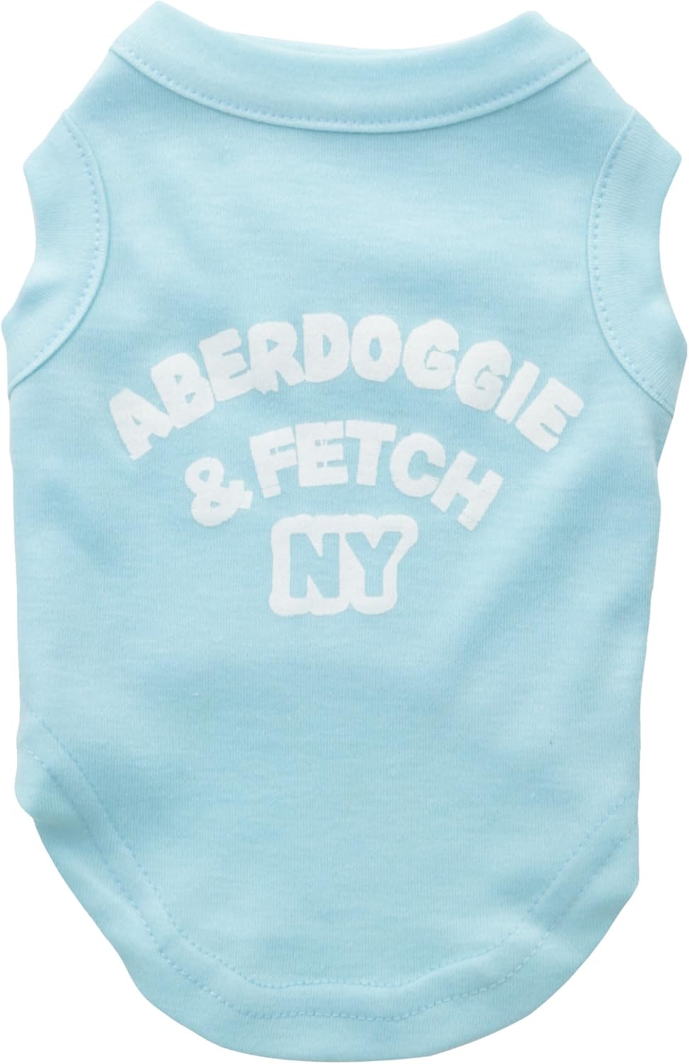 Mirage Pet Products 10-Inch Aberdoggie NY Screenprint Shirts, Small, Aqua