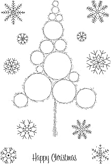 Woodware Clear Stamp Set-Bubble Tree Stack, 4 in x 6 in