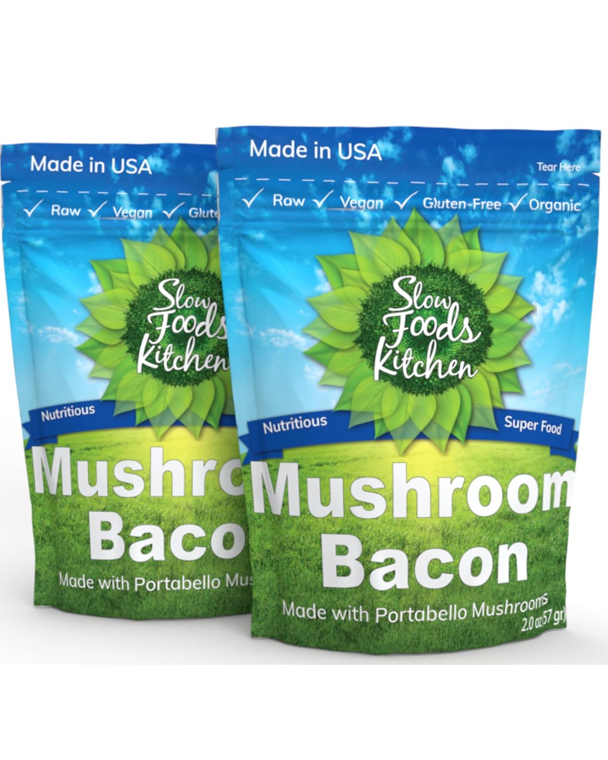 Vegan Bacon Bits I Organic Mushroom Bacon I Bacon