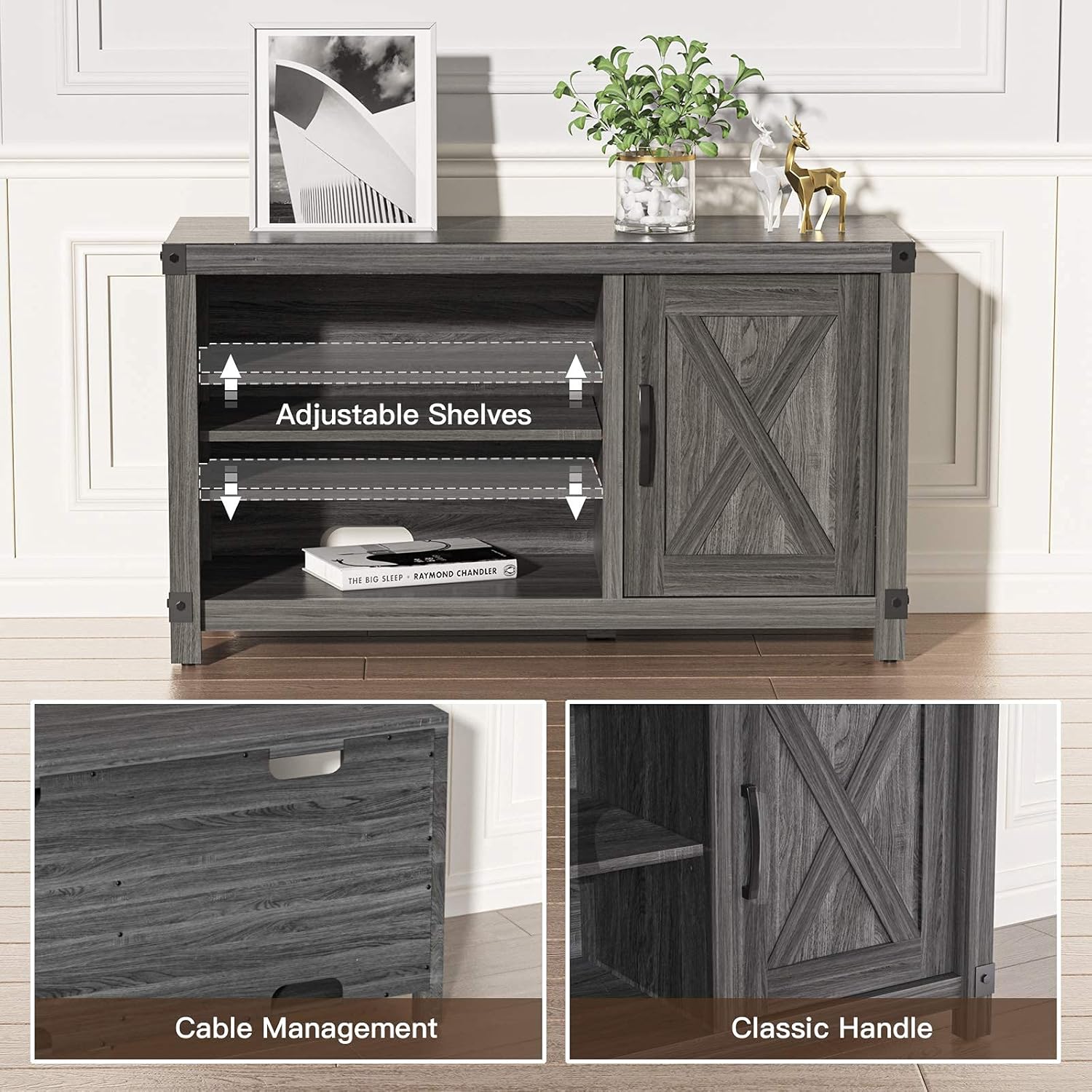 TV Console Cabinet Features