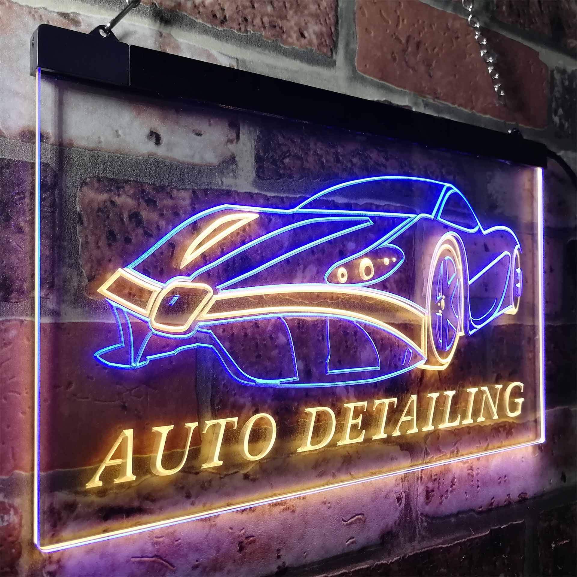 Amazon.co.jp: Auto Detailing Car Repair Garage Dual Color