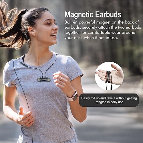 Miniatura 2 de Auriculares USB C con cable para Samsung, tipo C con cable magnético intrauditivo con micrófono para teléfonos celulares Galaxy S23 Ultra S22 S21