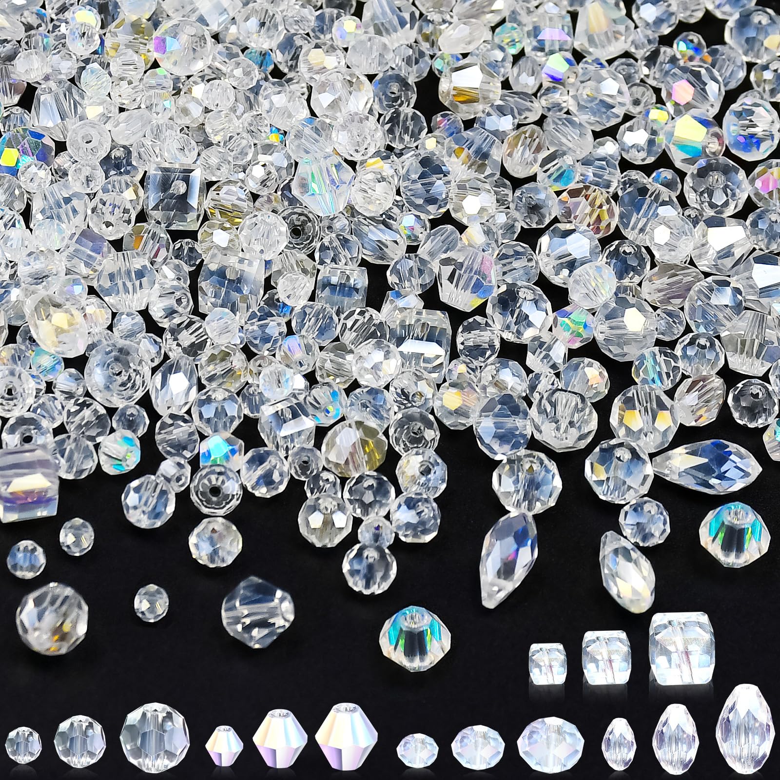 25 Perles Facettées Preciosa – Cristal Silver Lined 6 Mm – Bohème Neuves Fabriquées En France