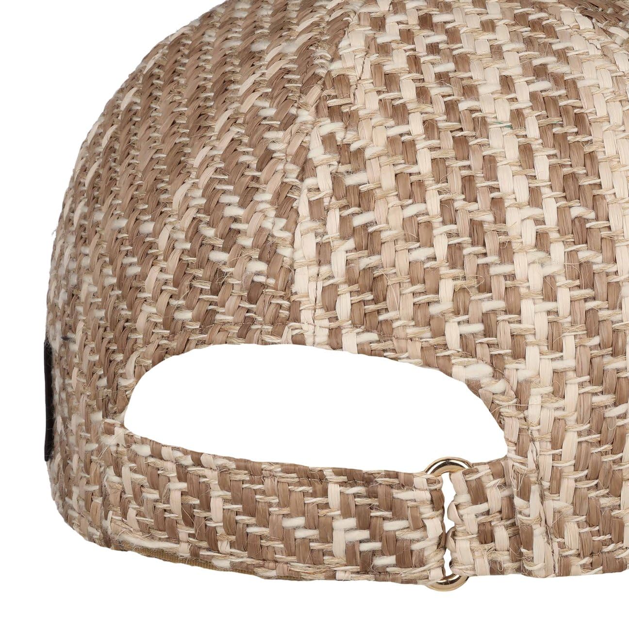 Borsalino Derano czapka bejsbolówka, czapka ze słomką, letnia czapka przeciwsłoneczna, dla kobiet i mężczyzn – Made in Italy z daszkiem, podszewką, zapięciem na rzepy