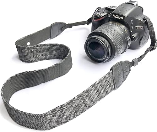 Miniatura 3 de Correa Alled para cámara, para usar en el hombro o cuello, suave estampado retro y colorido, ideal para cámaras DSLR Nikon, Canon, Sony, Olympus,