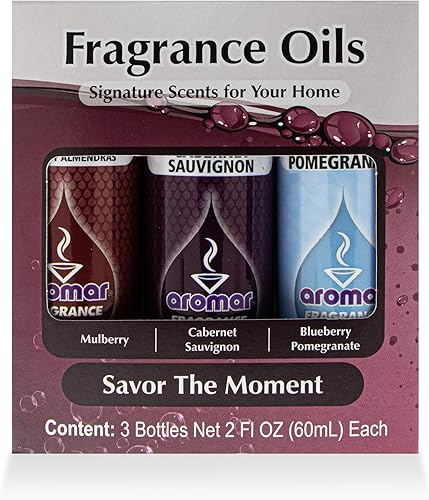 Miniatura 3 de AROMAR Aceite de fragancia premium, botella de 2 onzas, paquete de 3 unidades de aroma aromático de larga duración, aromaterapia fresca y
