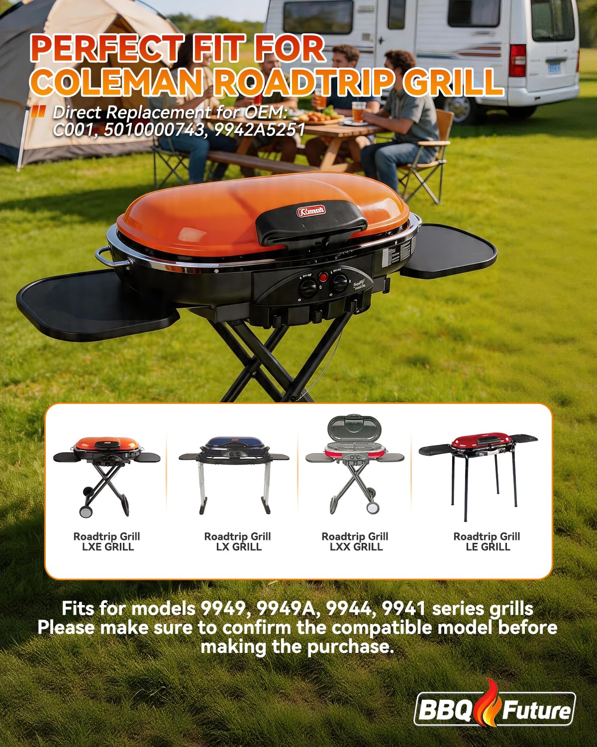 BBQ Future Grill Regulator Replacement for Coleman Roadtrip Grills