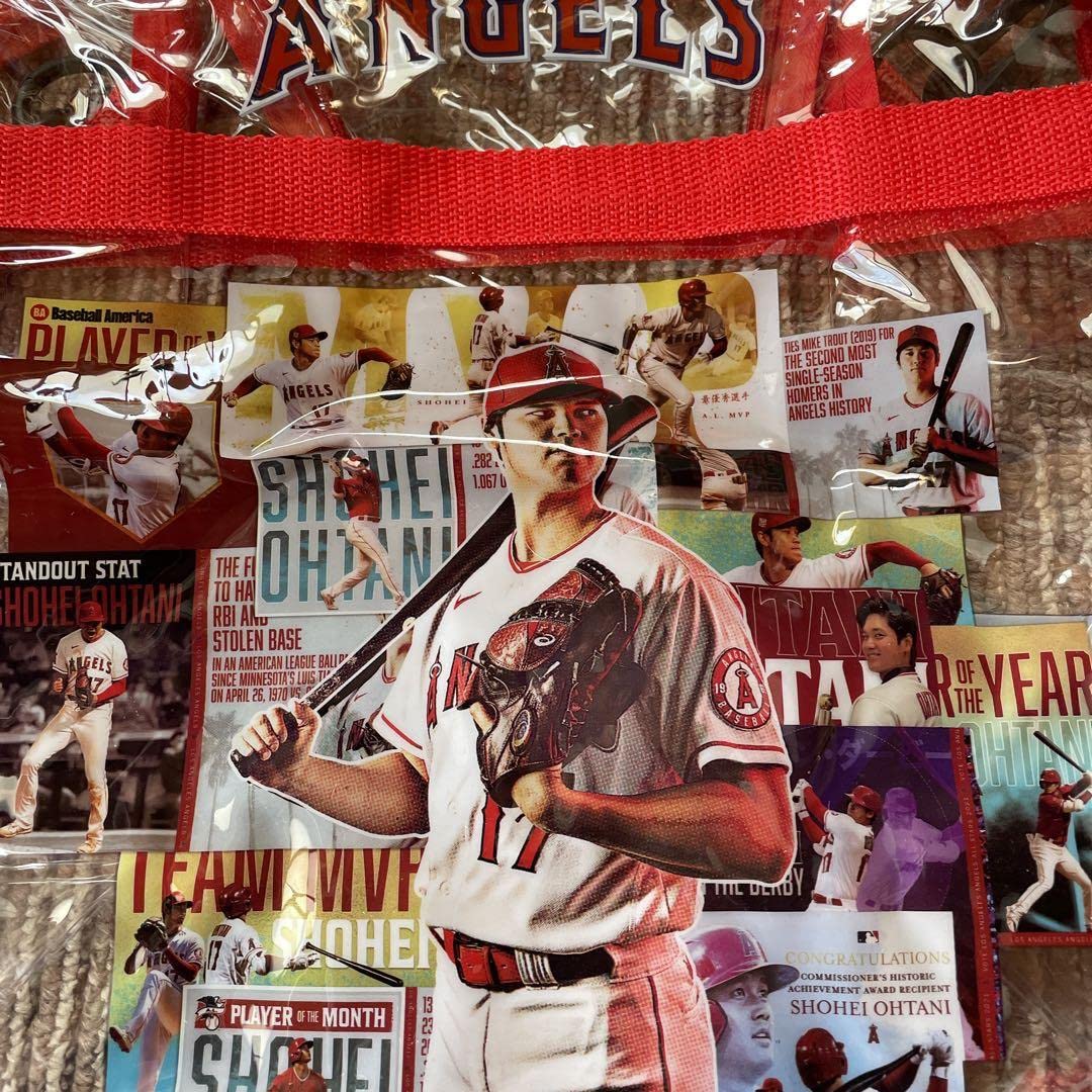 【スタジアム配布】2022/4/10 大谷翔平 クリアトートバッグ 大谷翔平 クリアビニール トートバッグ 2022年4月10日 球場配布