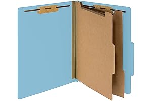 Blue Summit Supplies Classification Folders