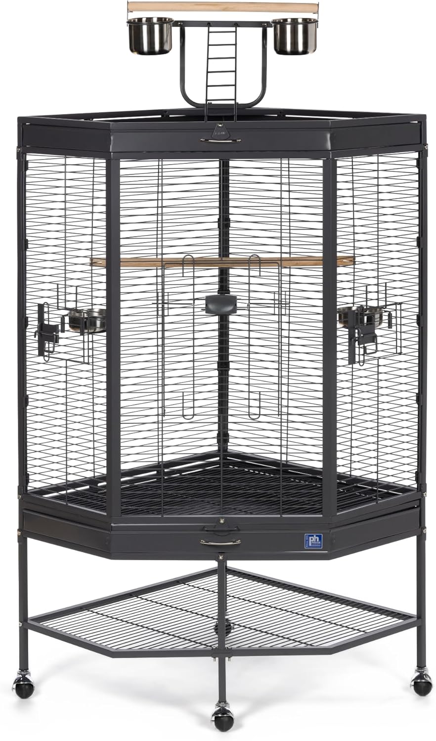 Prevue Pet Products Corner Bird Cage with Playtop