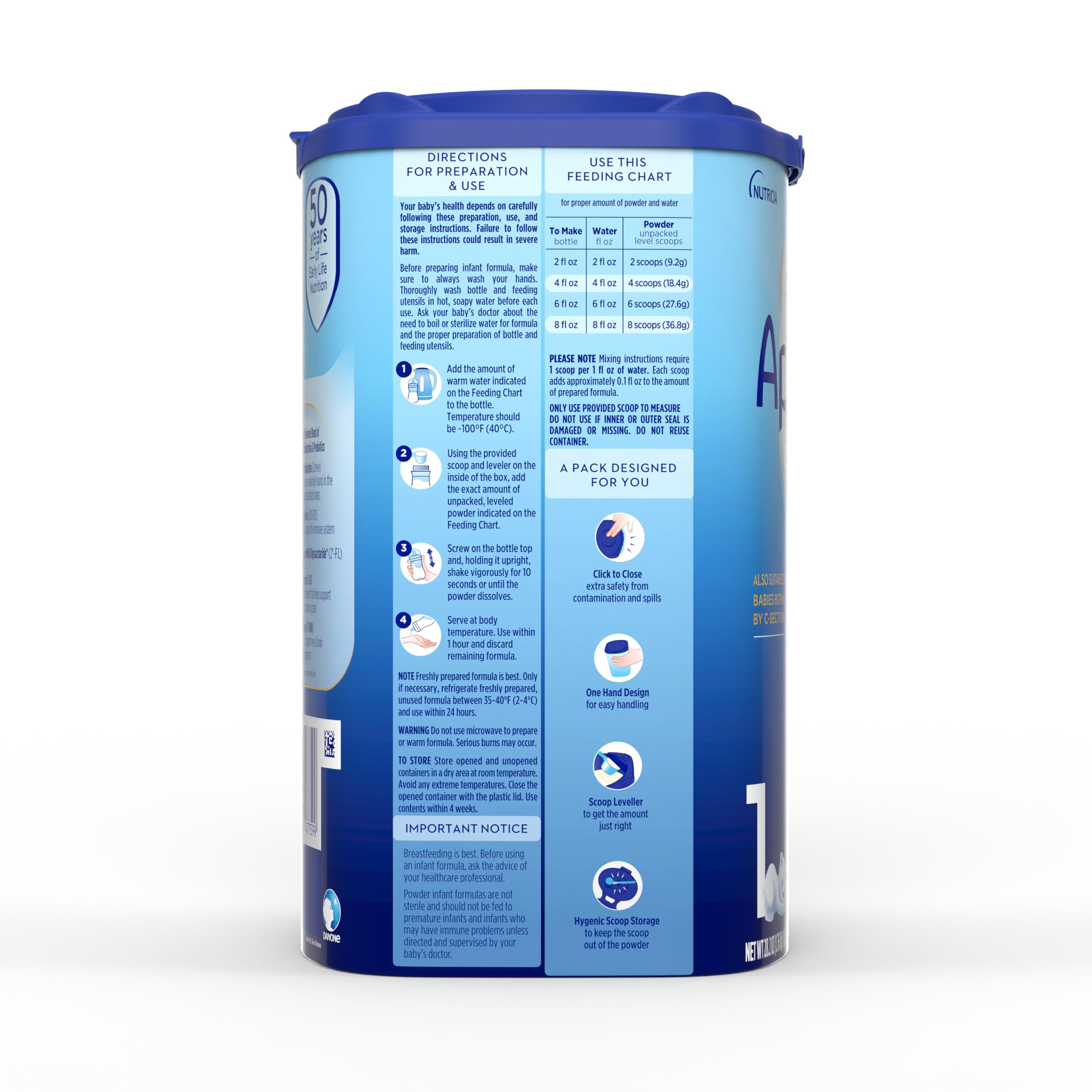 Amazon.com: Aptamil Care Stage 1, Milk Based Powder Infant Formula, Also  for C-Section Born Babies, with DHA & ARA, Omega 3 & 6, Prebiotics,  Contains No Palm Oil, 28.2 Ounces (Packaging May