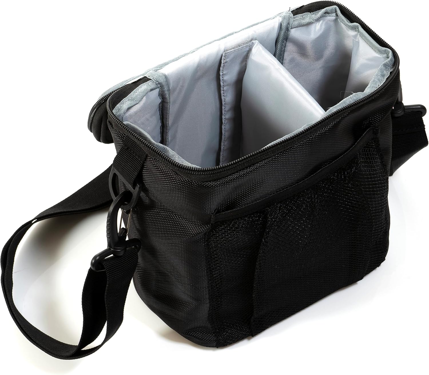 Ronoto River Small, Black, Trumpet Mute Accessory Bag - with Padded and Adjustable Shoulder Strap and Mesh Pocket - Complete with Microfiber Cleaning Cloth : Musical Instruments