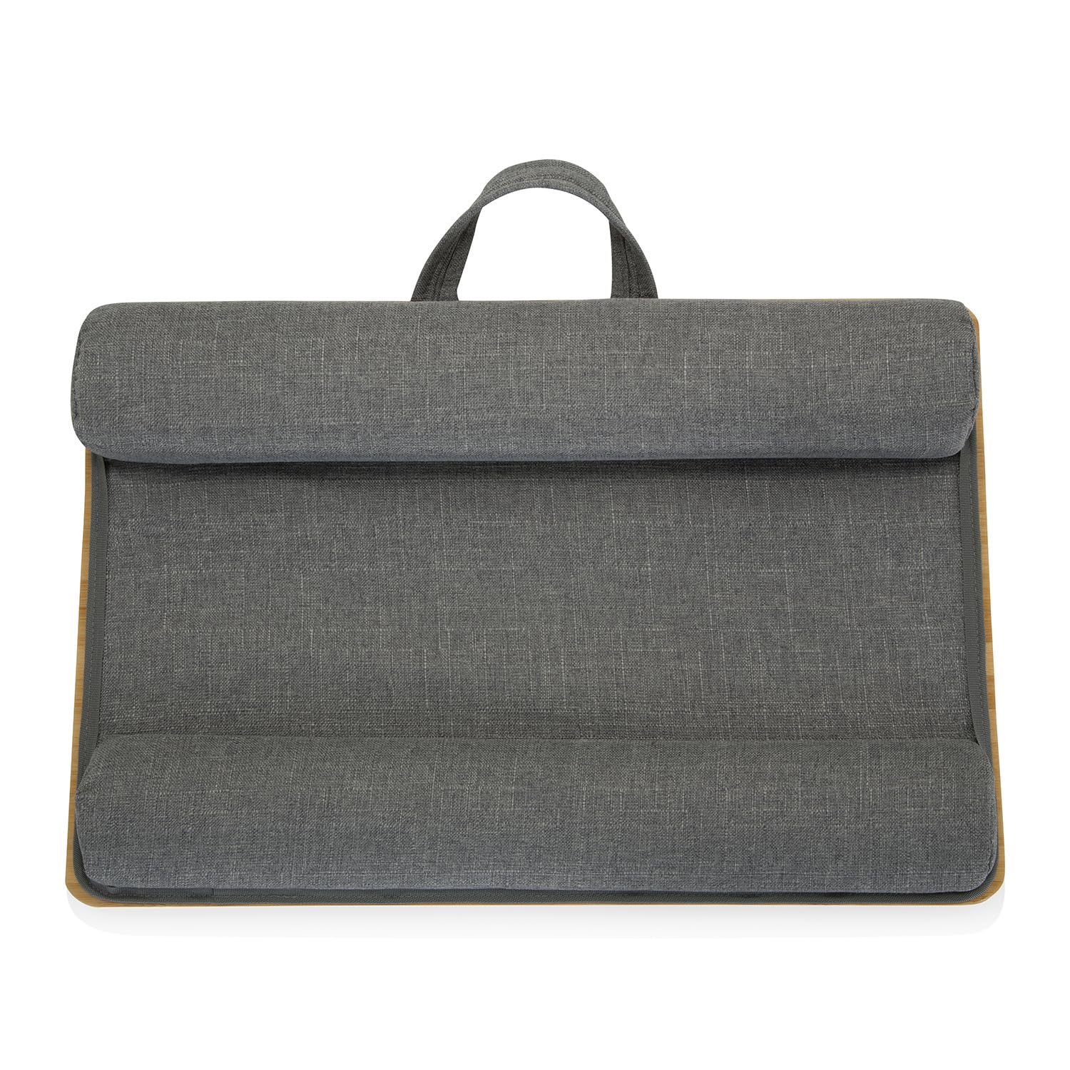 hjh OFFICE Comfiap 830056 Tapis pour Ordinateur Portable en Bambou Gris 55 x 36 cm