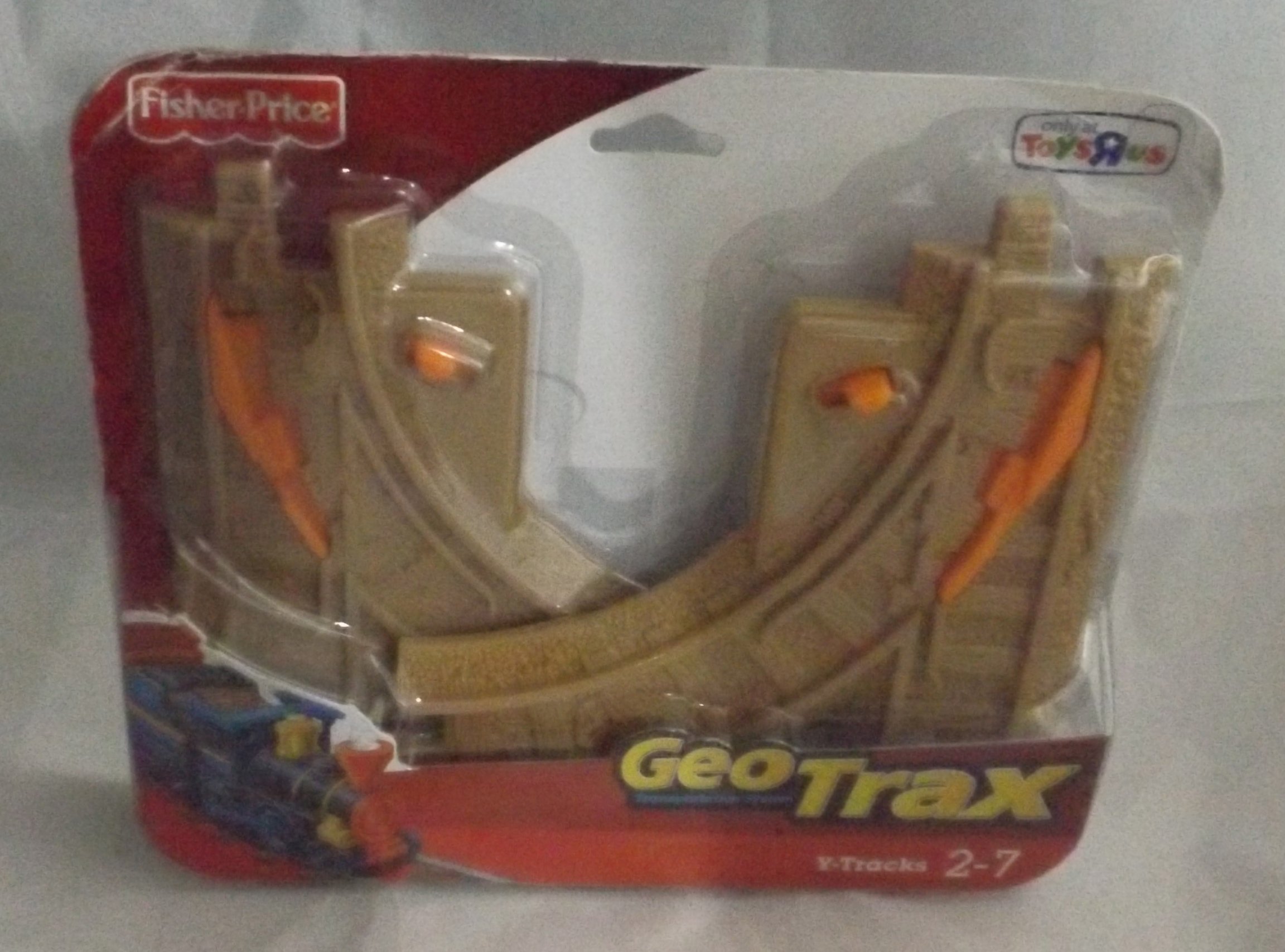 Fisher-Price GeoTrax Y Track (2 Y Switch Track Pieces), Expand your existing GeoTrax Transportation System, Age 2-7 years, Track Accessory