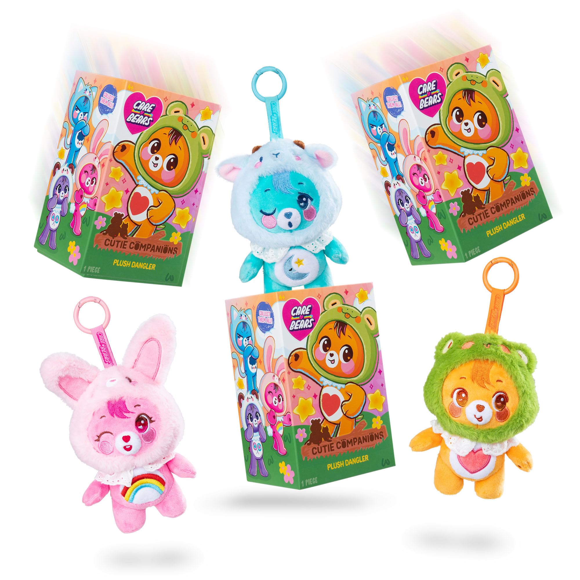 Care Bears Cutie Champions 15cm Plush Dangler – Surprise Blind Box