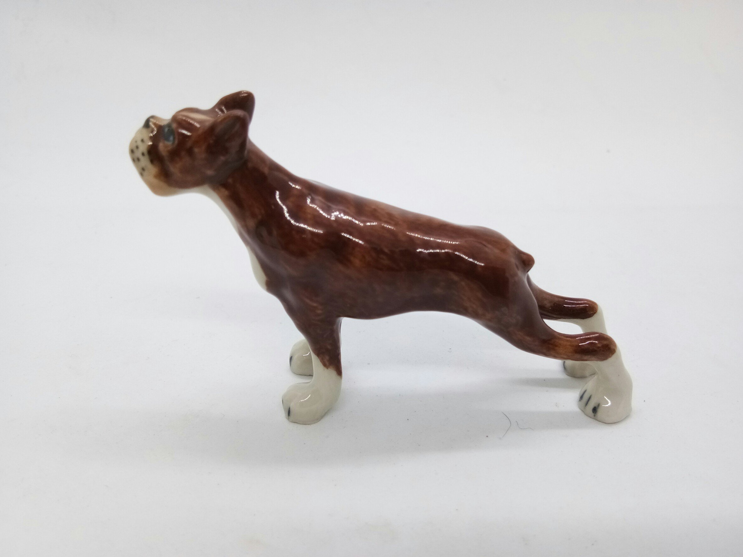 Amazon.co.jp: WitnyStore 高さ2インチ ボクサー 犬の置物 - 収集価値