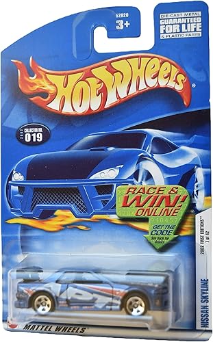 Hot Wheels 2002 First Editions 742 Nissan Skyline #19, Azul