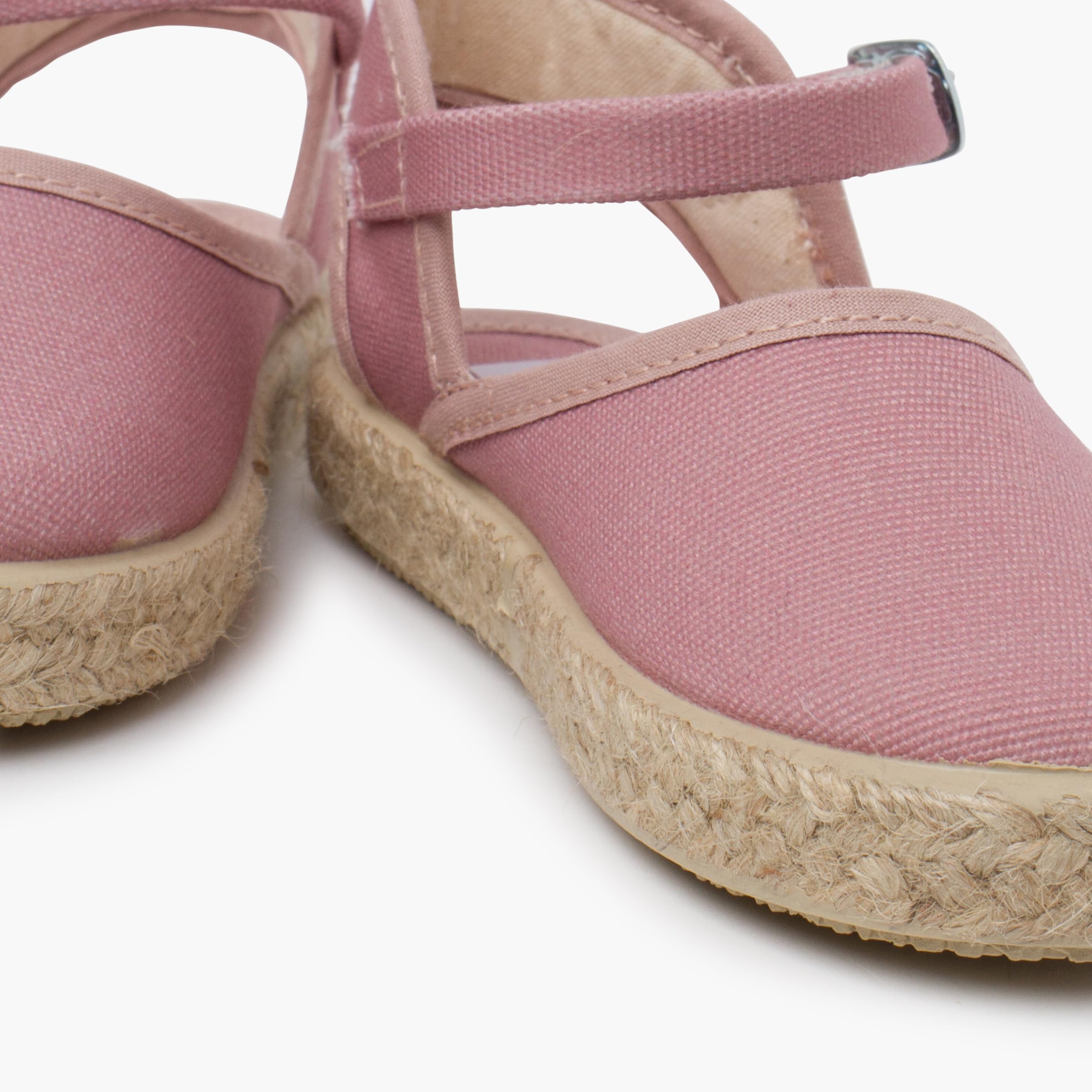 Pisamonas Espadrilles Enfant avec Fermeture À Boucle