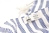 Vista 7 de Bazaar Anatolia Toalla de playa turca – 100% algodón, secado rápido, toalla a rayas sin arena para baño y campamento – De gran tamaño 71 x 39