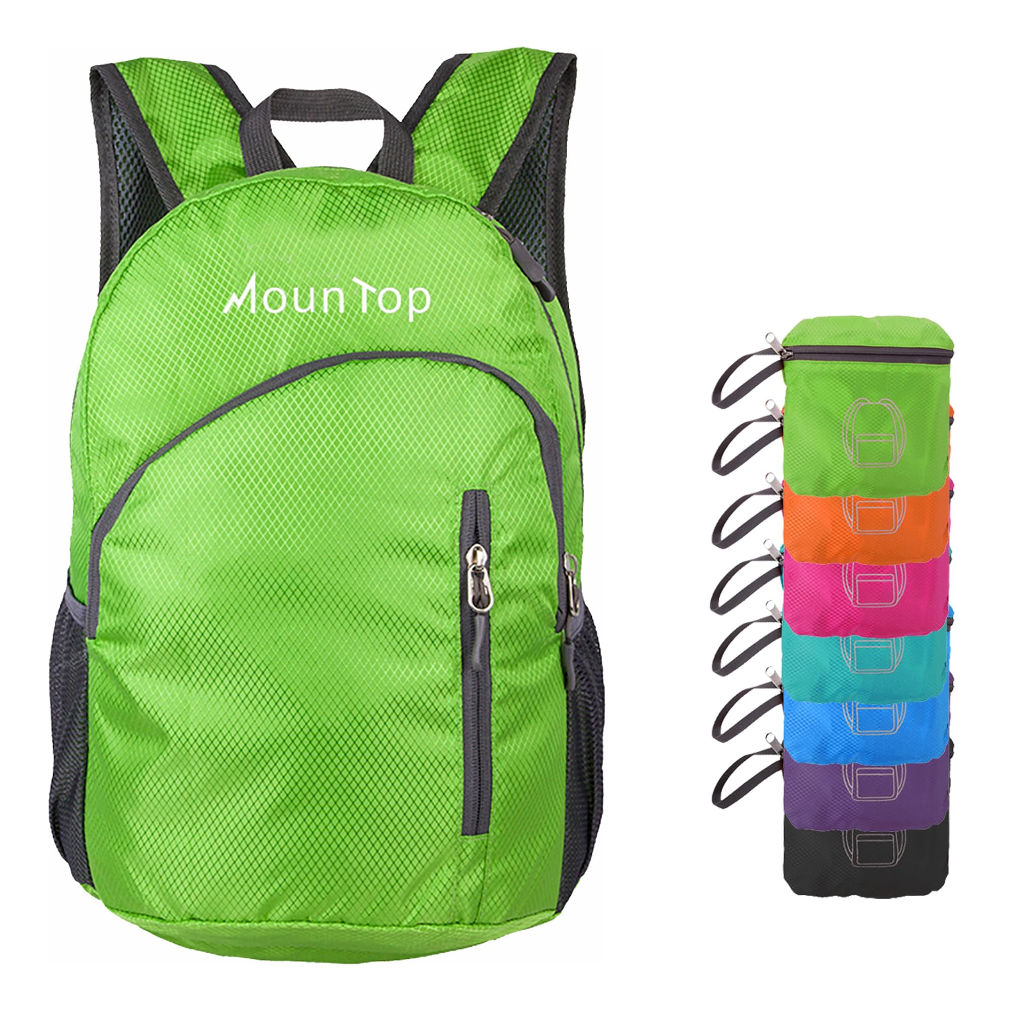 MounTop Outdoor Lightweight Foldable Water Resistant Backpack for Travel Hiking Riding