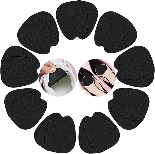 Miniatura 7 de 9 pares de almohadillas de fieltro para lengua para zapatos, almohadillas adhesivas para lengua para zapatos, almohadillas antideslizantes para