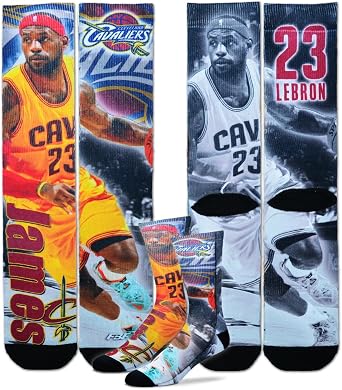 Cleveland Cavaliers NBA Drive Crew Socks - Lebron James