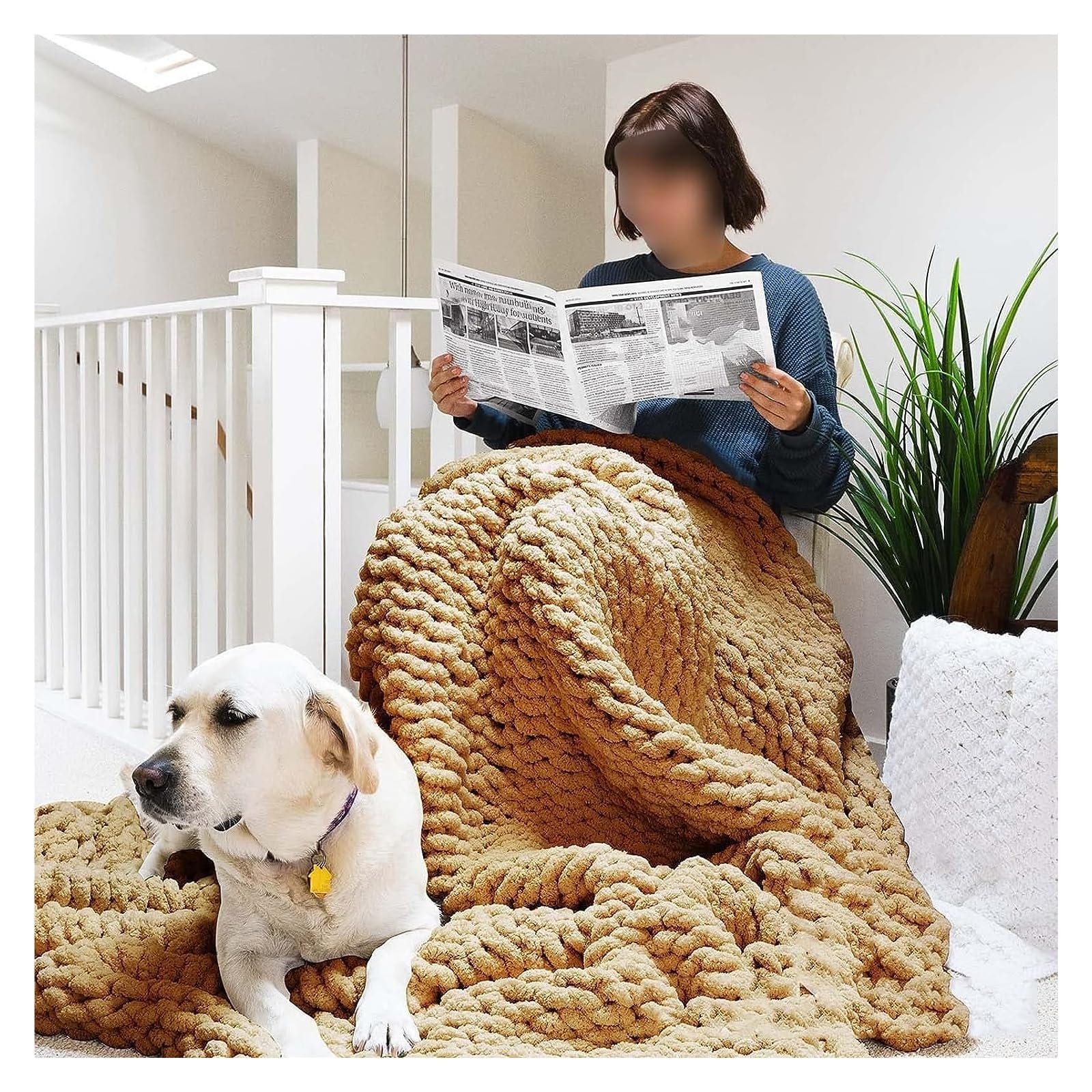 Coperta Da Tiro A Maglia Grossa Coperta In Filato Di Ciniglia Coperta Lavorata A Maglia Coperta Fatta A Mano In Maglia For Divano Letto Decorazioni For La Casa Coperta Gigante Accogliente E Spessa All