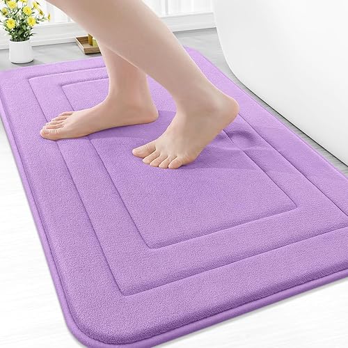 Miniatura 147 de Arotive Tapete de baño de espuma viscoelástica de 30 x 20 pulgadas, ultra suave y absorbente, lavable a máquina, cómodo tapete de baño para suelo