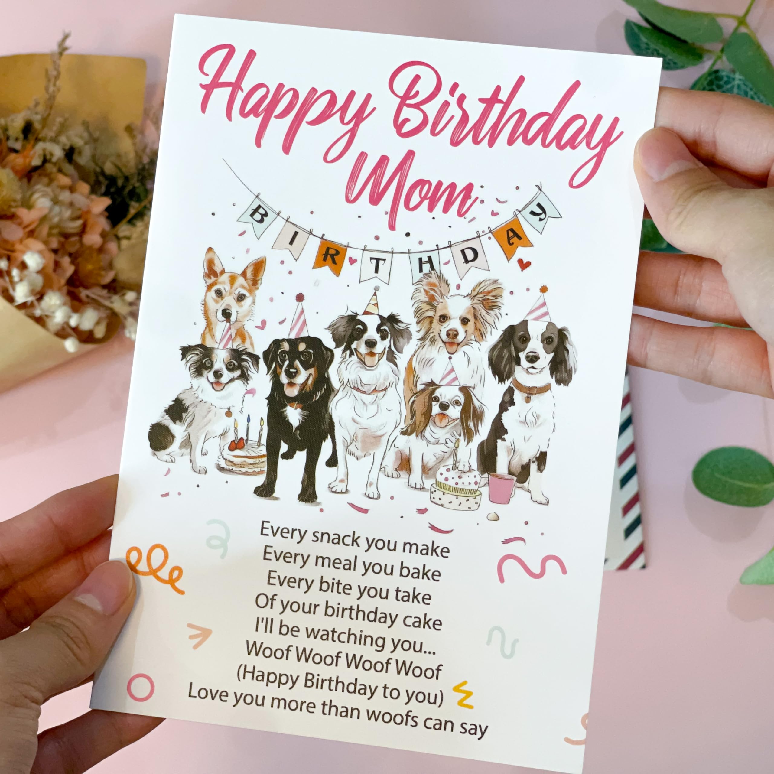 Dog Birthday Cards Free Printable Custom Dog Print Etsy