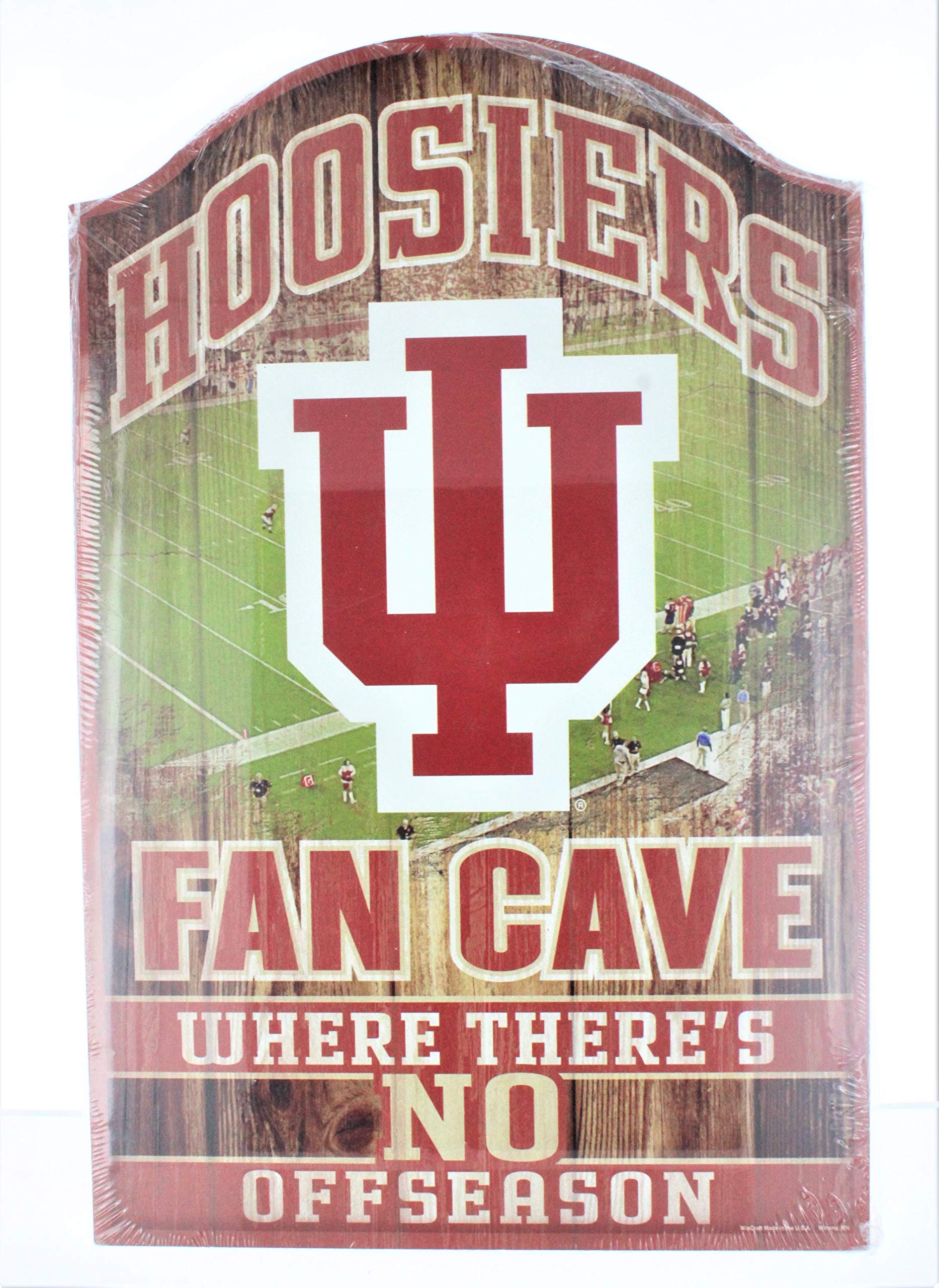 NCAA Indiana University 81909012 Wood Sign, 11