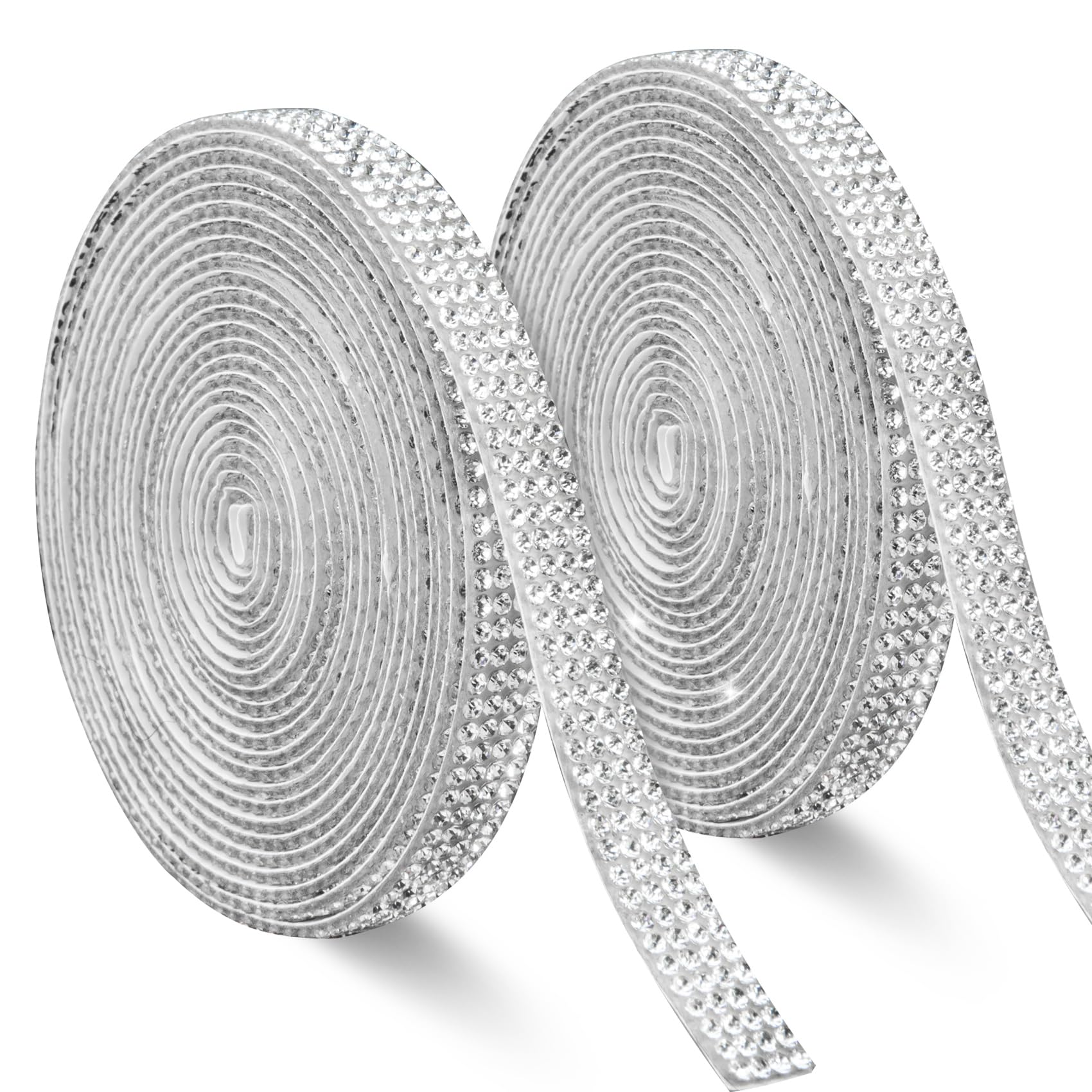 Bandes de strass autocollantes argentées pour décorer les tables de mariage et fêtes