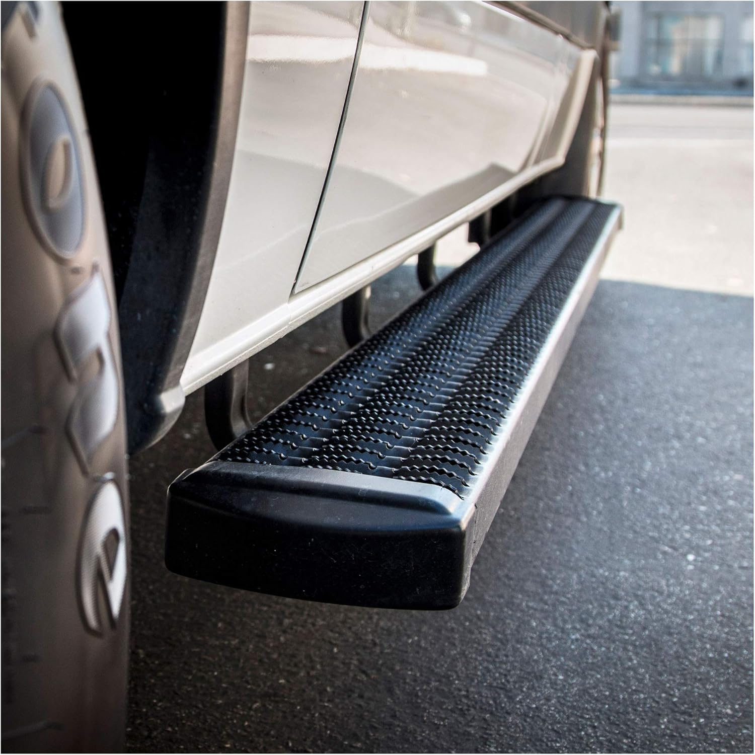 Luverne 415054-401446 Grip Step Black Aluminum 54-Inch Truck Running Boards, Select Chevrolet Silverado, GMC Sierra 1500, 2500, 3500 HD