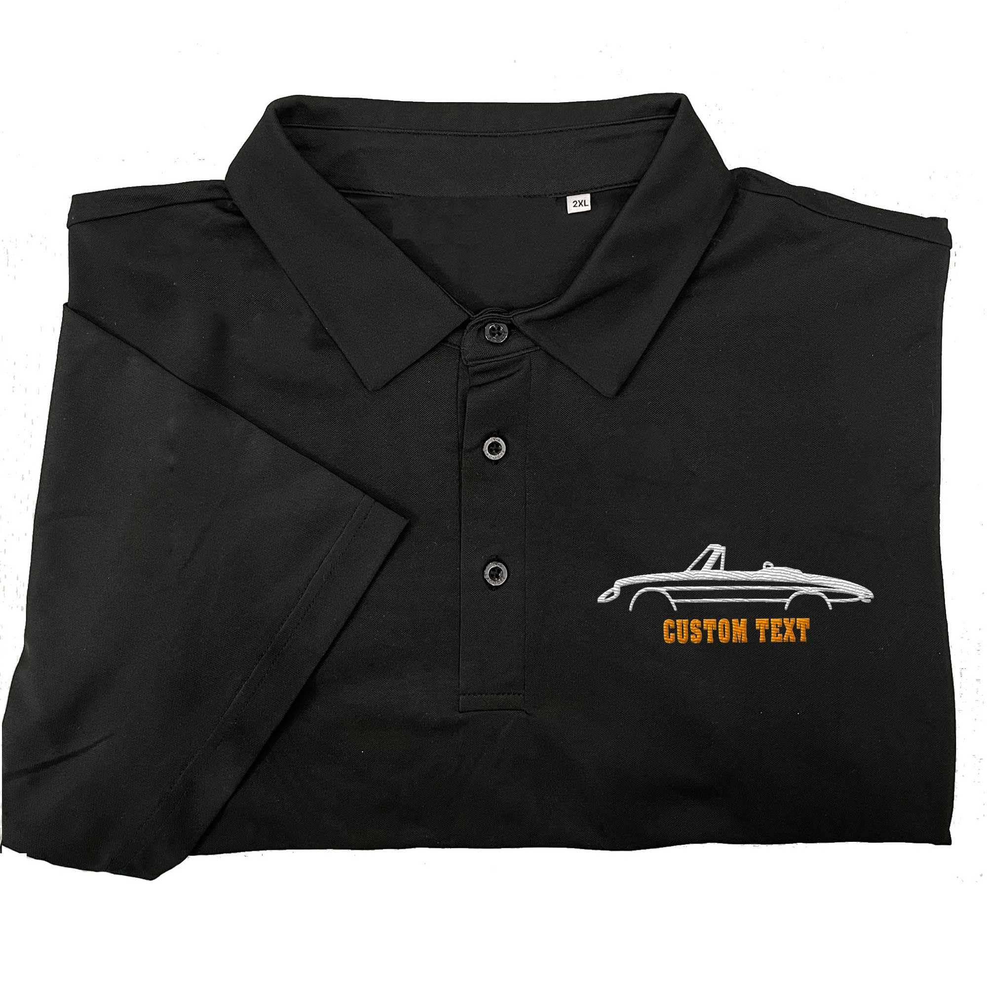 OWL COLORSEmbroidered Polo Shirt Made for Alfa Rome Spider Duetto 1966 1969 4 Embroider Polo Shirt,Custom Embroidered Polo Shirt Multicolor, Small