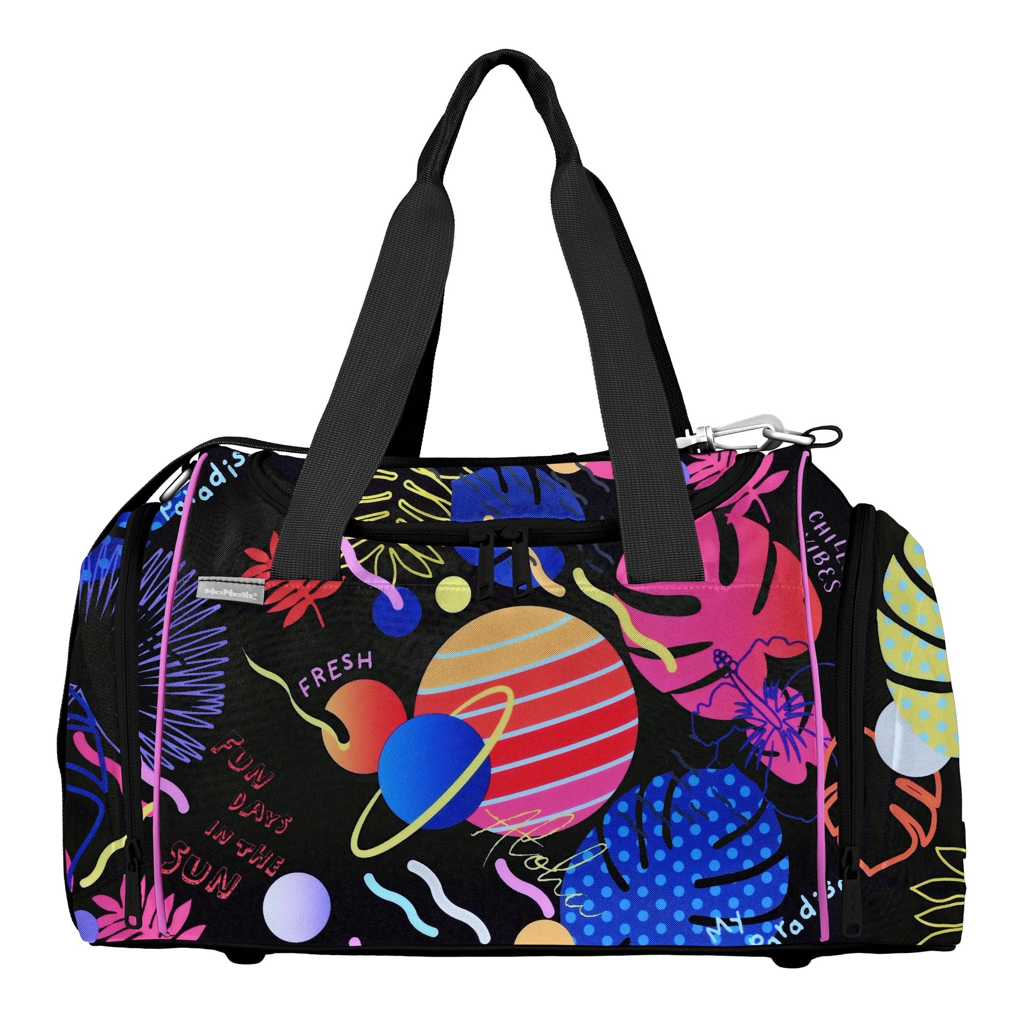 McNeill borsa sportiva Fit S Sportbag Stitch Black colorato