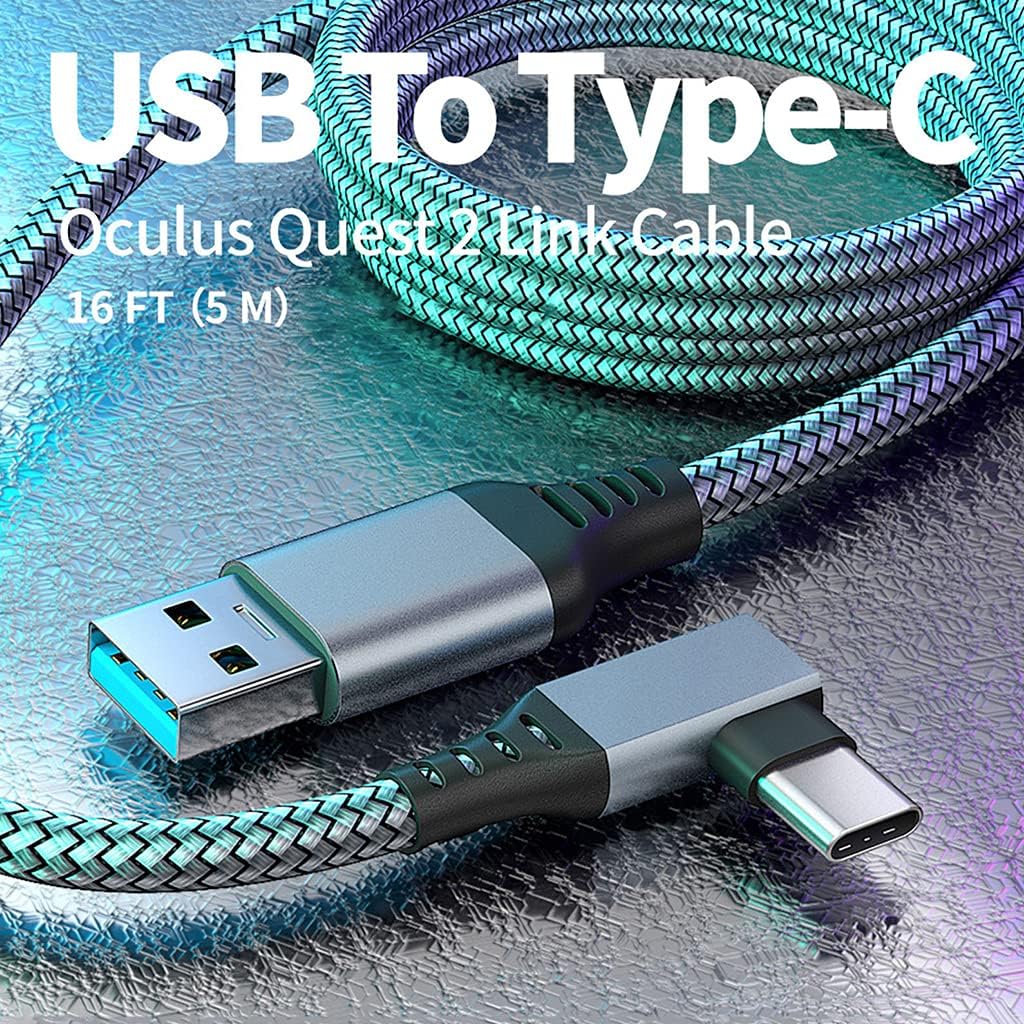 Cabo Idkska VR Link de carregamento rápido para Oculus Quest 2 transmiss?o de dados de alta velocidade 5 Gbps Data VR Headset USB C