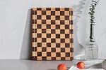 THETCHRY End Grain Cutting Boards for Kitchen, Wooden Cutting Board, Acacia Wood Chopping Board with Juice Groove & Handle, Butcher Block for Meat, Bread & Fruit, 14" L x 11" W x 0.8" Th