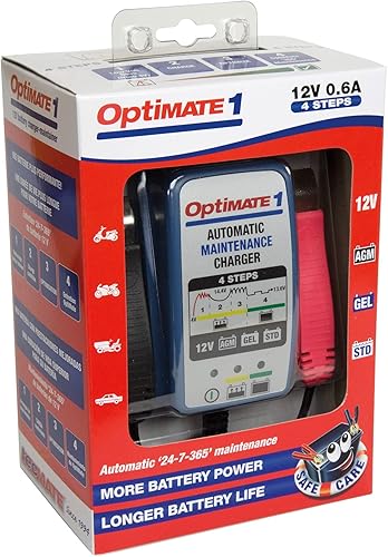 Miniatura 5 de OptiMATE 2, TM-421, cargador y mantenedor de batería sellados de 4 pasos de 12V 0.8A