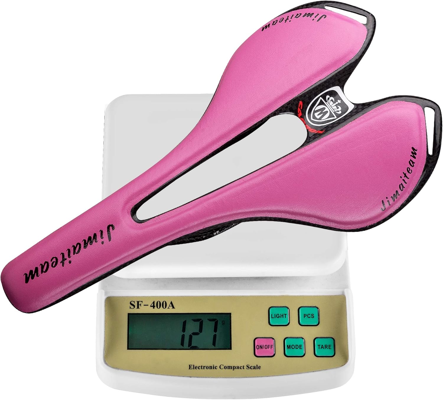 Carbon Fiber Road Bike Saddle Cushion Lightweight Comfortable Bicycle seat with PU Leather Cover for Road Bike and Mountain Bike