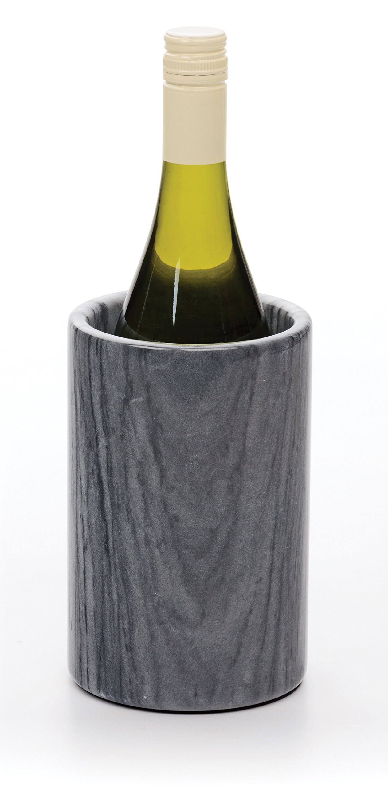 RSVP International Grey Marble Cooler, 4.5" x 7" | Use with Champagne, Wine, Beer, Kitchen Tools & More | Keeps Drinks Cold in Elegance, One Size — Amazon image 2