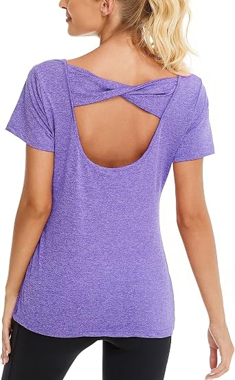 Sports Shirts Women Yoga Shirt 