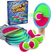 Ayeboovi Upgraded Sticky Toss & Catch Ball Game - Outdoor Yard Beach Toys for Kids 3-10 Boys Girls Family Fun