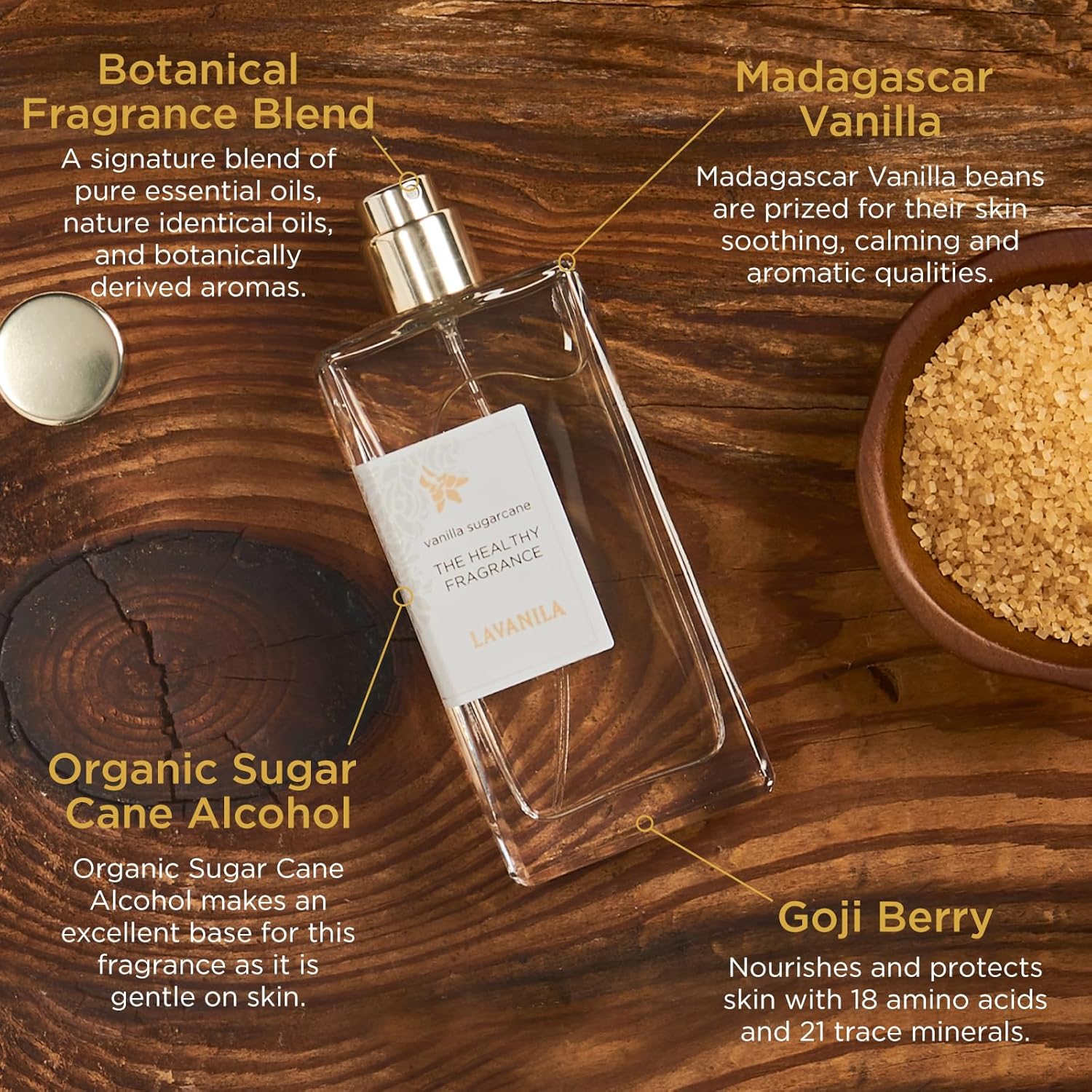 Healthy Fragrance Vanilla Scent Perfume For Ladies Lavanila