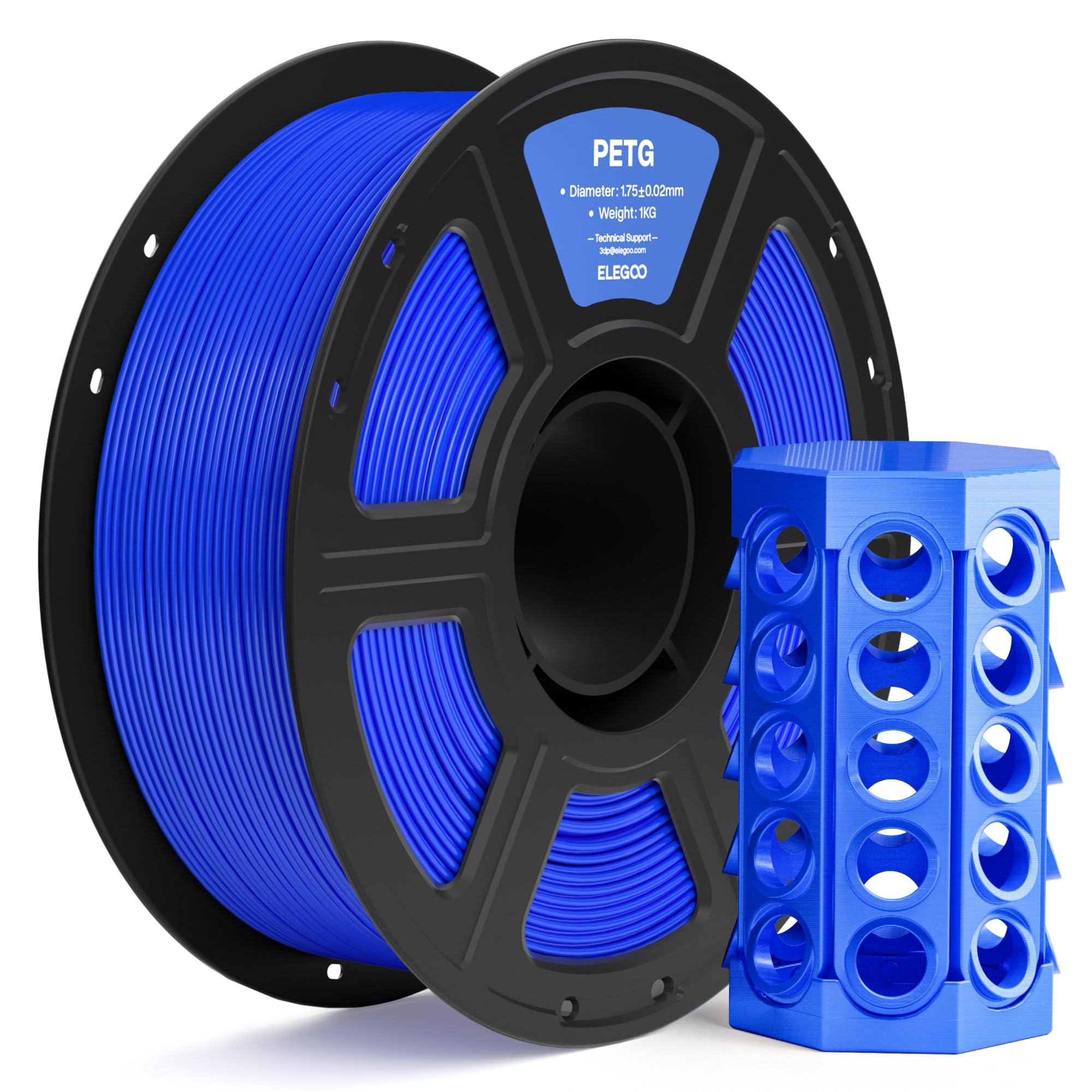 ELEGOO PETG 3D Printer Filament 1.75mm Blue 1KG