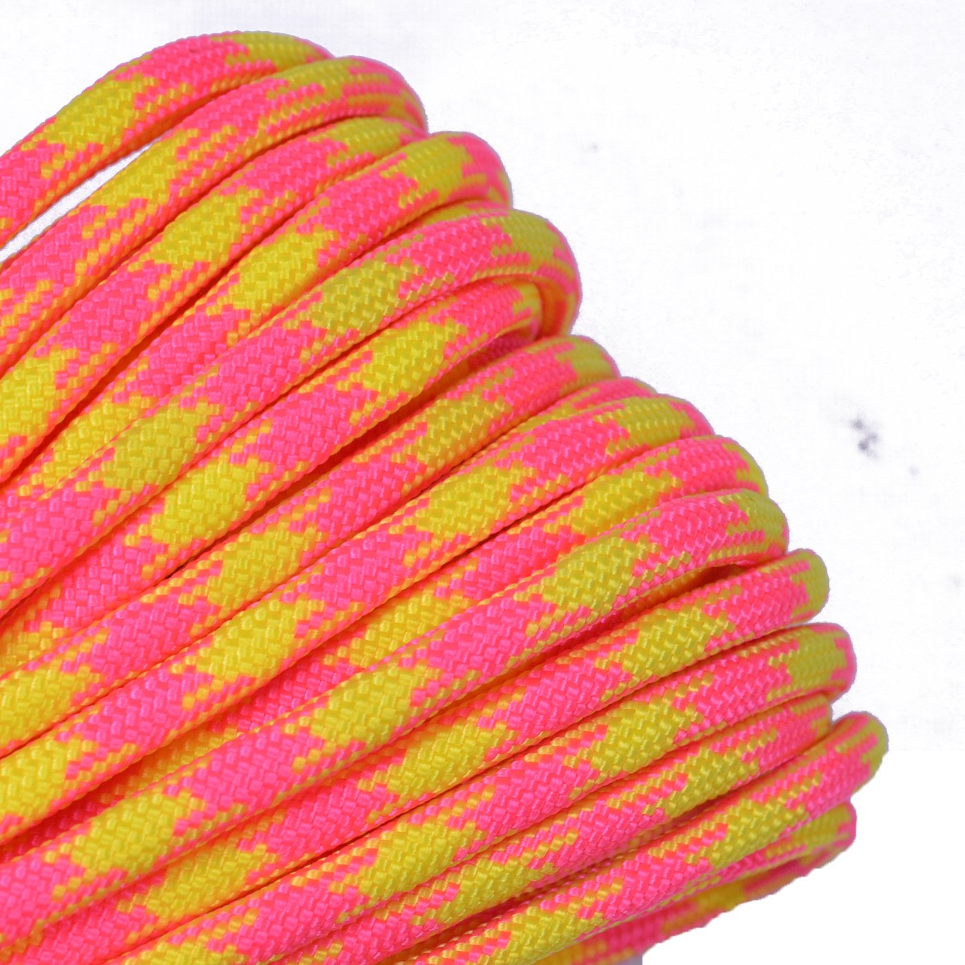 BORED? PARACORD! Bored Paracord - 1', 10', 25', 50', 100' Hanks & 250', 1000' Spools of Parachute 550 Cord Type III 7 Strand Paracord Well Over 300 Colors - Tutti Fruiti - 100 Feet in use