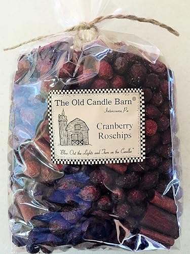 Old Candle Barn Bolsa grande de arándano rosa mosqueta - Popurri bien perfumado - Hecho en Estados Unidos