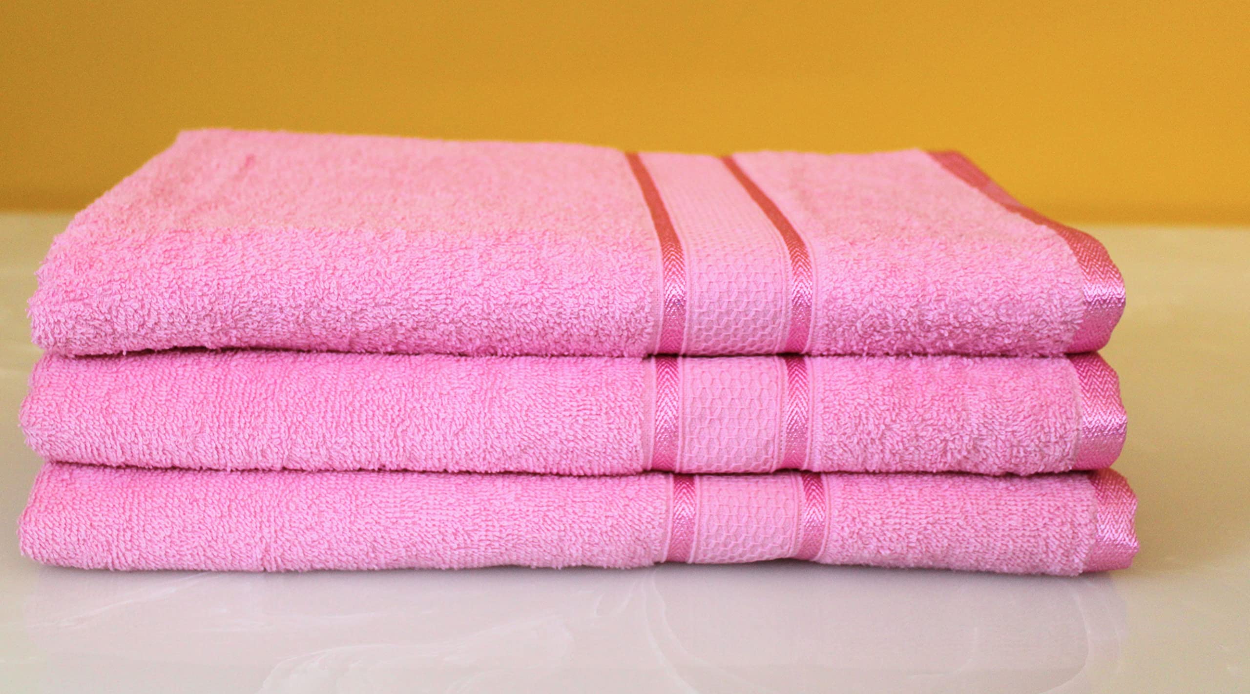 Frestol Terry Bath Towel -3 (Pink)