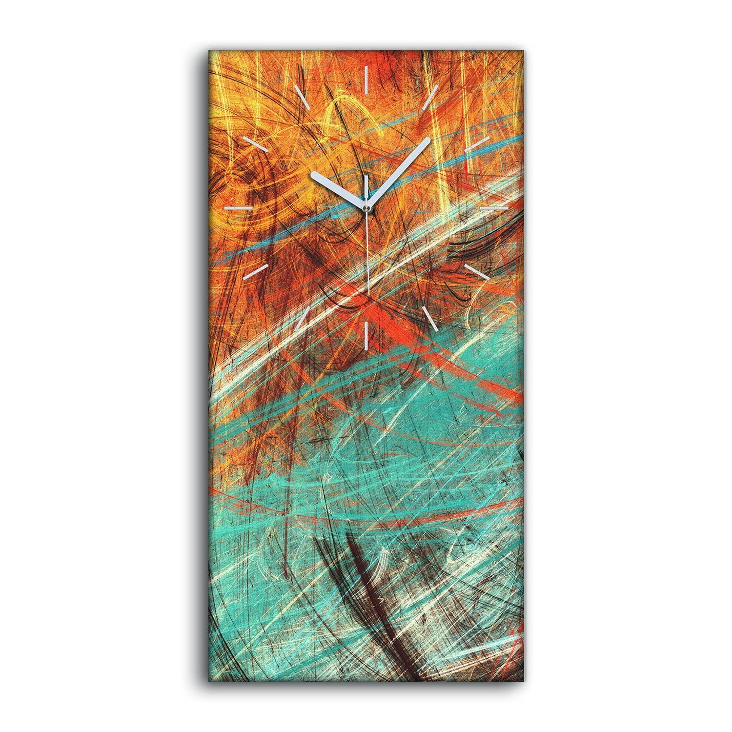 Horloge sur Toile Silencieuse Sans Tic-Tac pour Chambre Zen