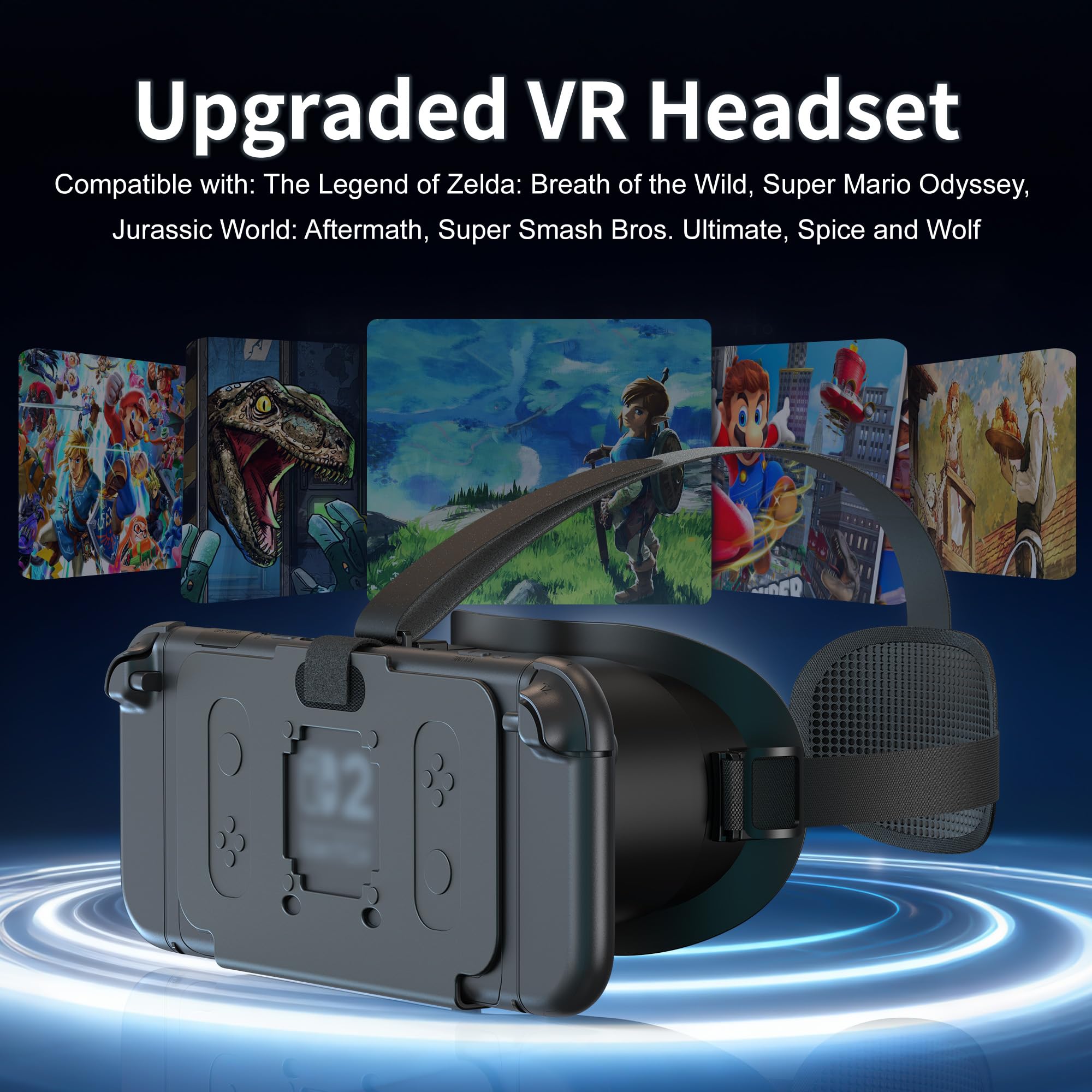 VR Headset per Switch 2, nero